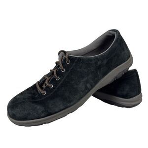 Duluth Trading Co Women's Black Leather Lace-Up Shoes Size 11 Casual